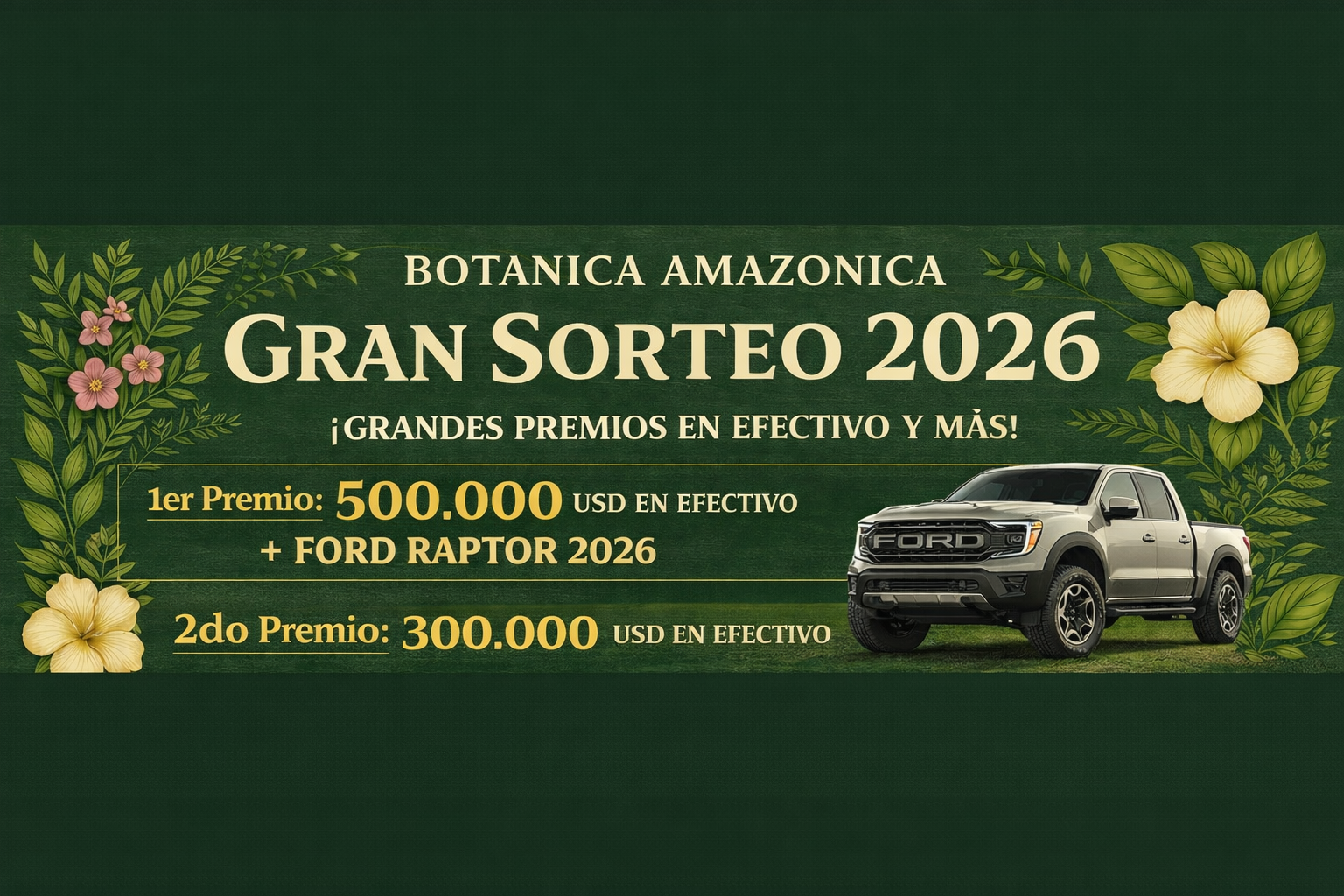 Gran Sorteo Botánica Amazónica